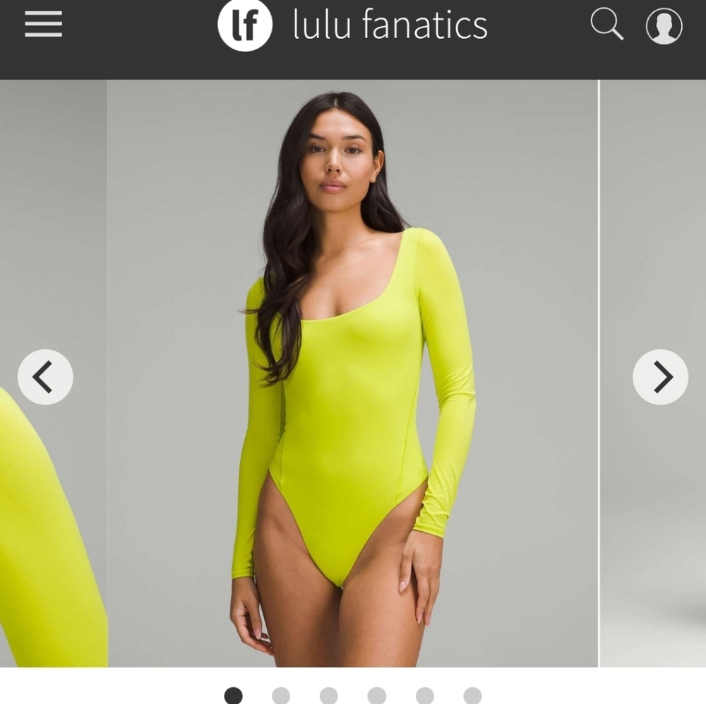 Lululemon Wundermost Ultra-Soft Nulu Square-Neck Long-Sleeve Bodysuit